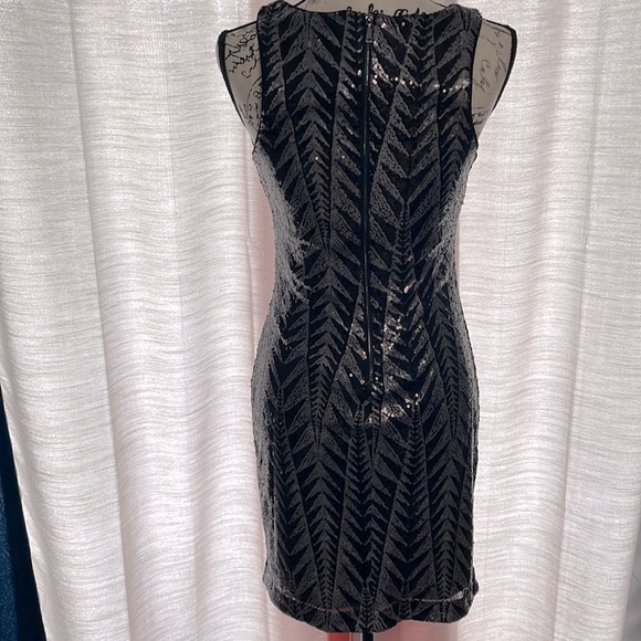 Guess Black and silver sequin dress. - Picture 2 of 5